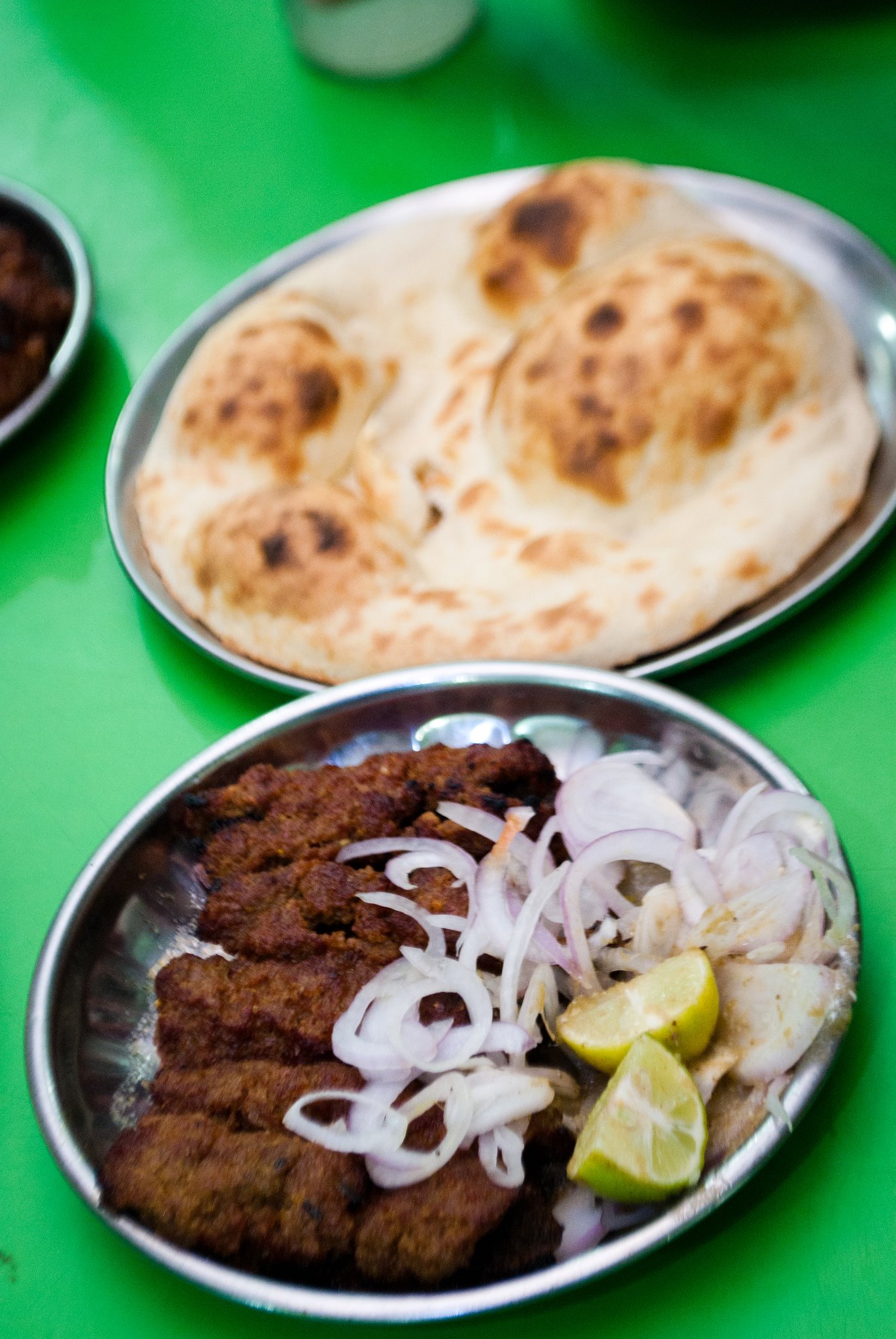 Kebabs and khameeri roti, Zakir Nagar