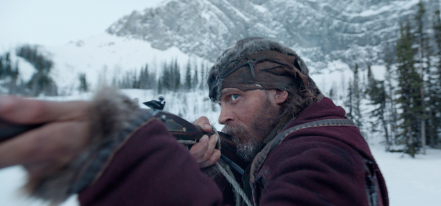 This photo provided by Twentieth Century Fox shows Tom Hardy in a scene from the film, "The Revenant." The movie opens in U.S. theaters on Jan. 8, 2016.  (Twentieth Century Fox via AP)